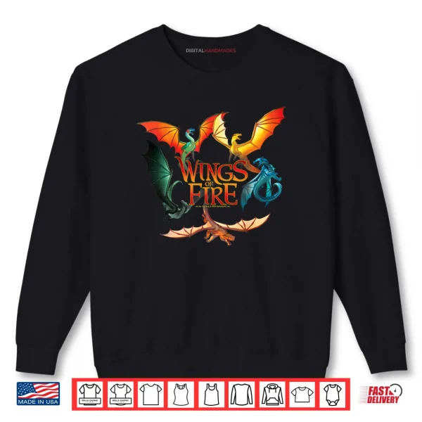 Sweatshirt Wings of Fire Dragon Circle Shirt