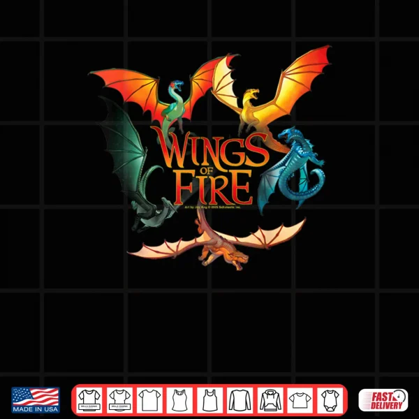 Design Wings of Fire Dragon Circle Shirt