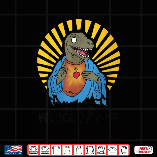 Design I Survived The Velocirapture Raptor Jesus Shirt