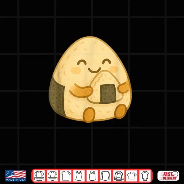 Design Musubi Eating Rice Ball Shirt
