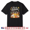 Tis The Season Rat Terrier Fall Autumn Pumpkin Dog Shirt
