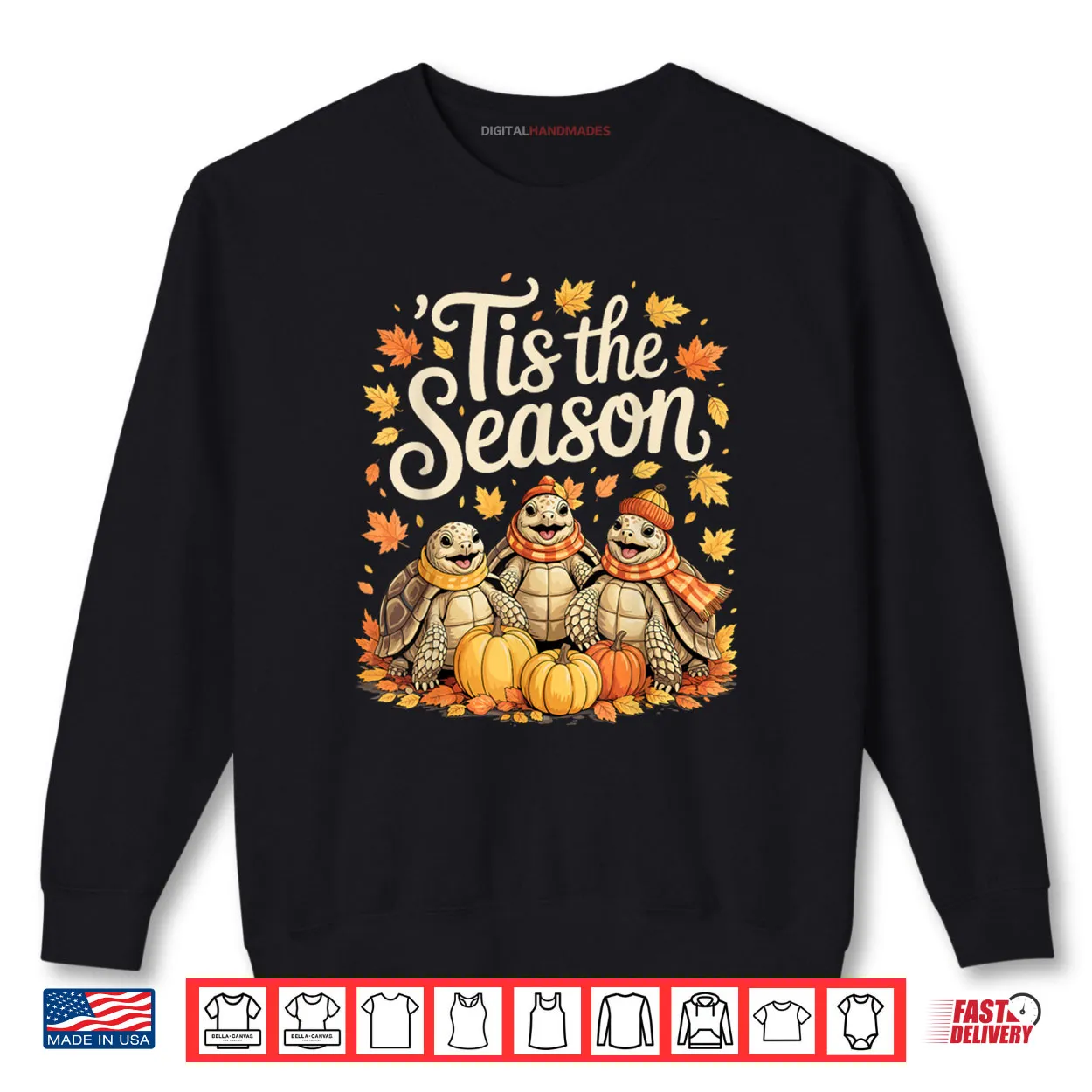 Tis The Season Sulcata Tortoise Fall Autumn Pumpkin Shirt Tis The Season Sulcata Tortoise Fall Autumn Pumpkin Shirt