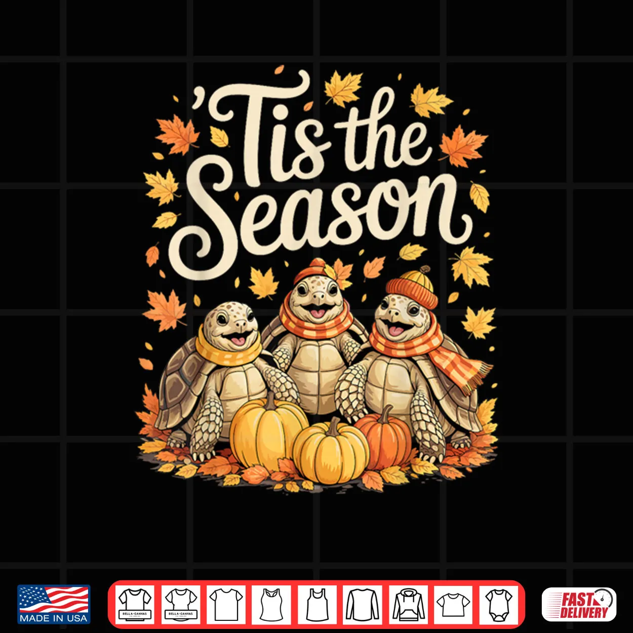 Tis The Season Sulcata Tortoise Fall Autumn Pumpkin Shirt Tis The Season Sulcata Tortoise Fall Autumn Pumpkin Shirt