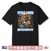Italian Brainrot Characters Funny Meme Popular Trend Gen Z Shirt