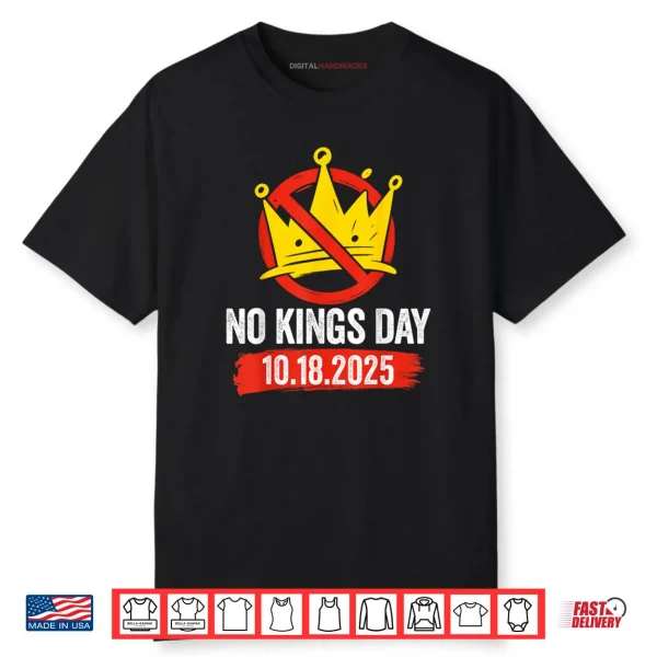 No Kings Day Patriotic No Kings 2025 Shirt