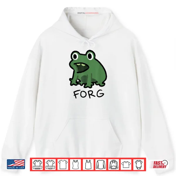 Hoodie Funny Frog Forg Meme Forg Japan Shirt