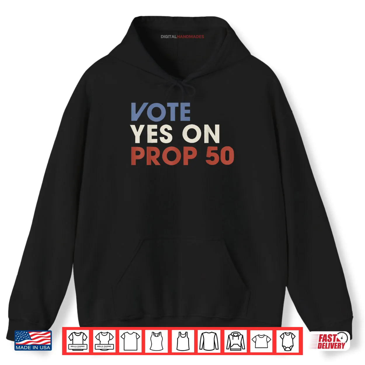 Vote YES on Prop 50 Patriotic Vintage Shirt Vote YES on Prop 50 Patriotic Vintage Shirt