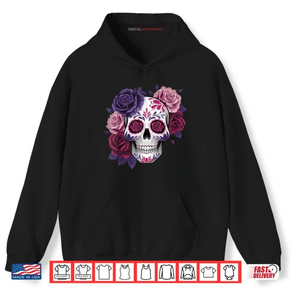Hoodie Dia De Los Muertos Costume Day of The Dead Sugar Skull Shirt