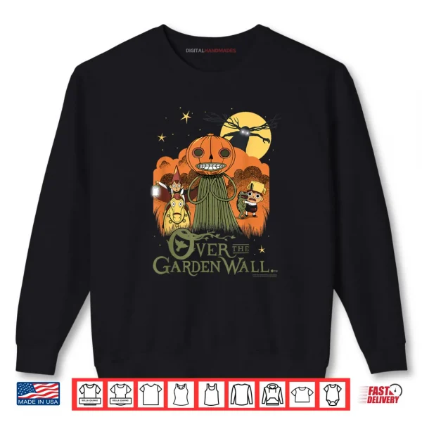 Sweatshirt Over The Garden Wall Vintage Halloween Illustration Cartoon Shirt