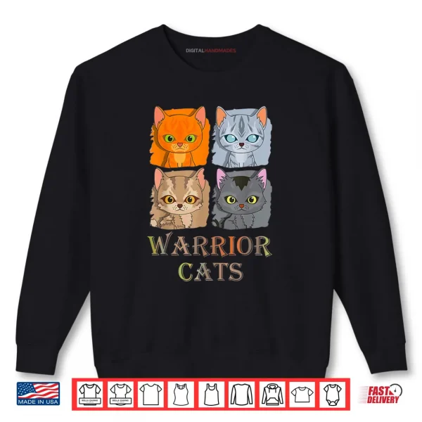Sweatshirt Warrior Cats Lovers Shirt