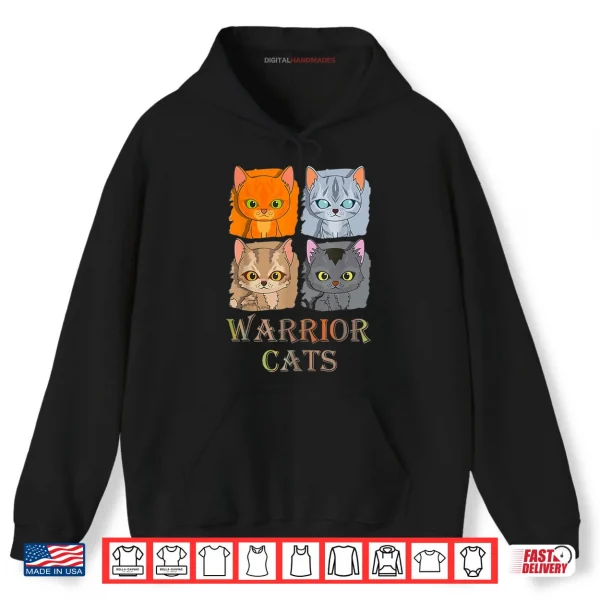 Hoodie Warrior Cats Lovers Shirt