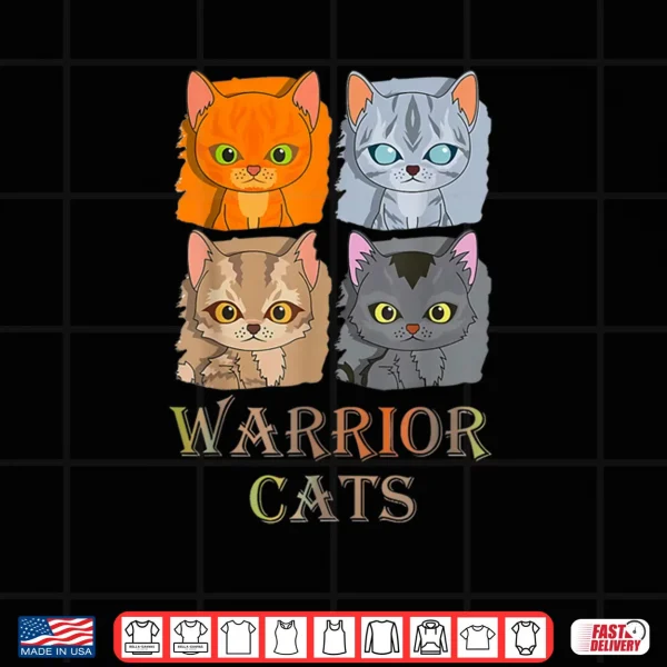 Design Warrior Cats Lovers Shirt