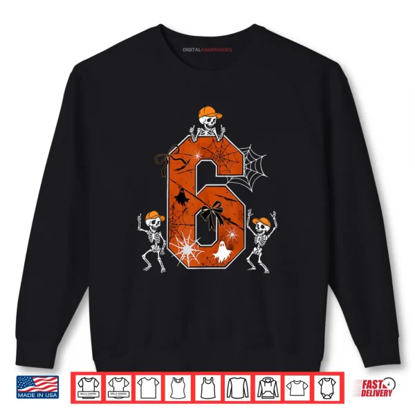 Sweatshirt Six Seven Meme 6 7 Halloween Costume Dancing Skeleton Shirt