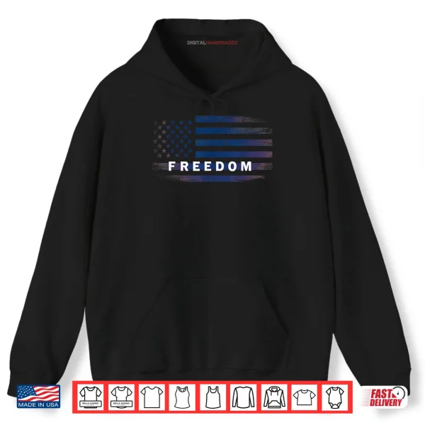 Hoodie American Flag Freedom Shirt