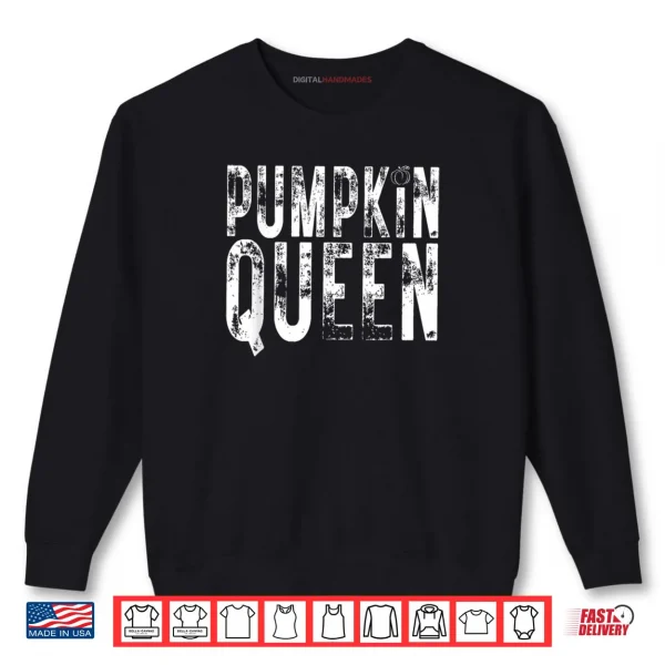 Sweatshirt Pumpkin Queen Halloween Shirt