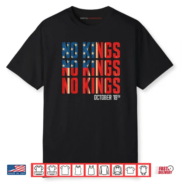 No Kings October 18 Shirt