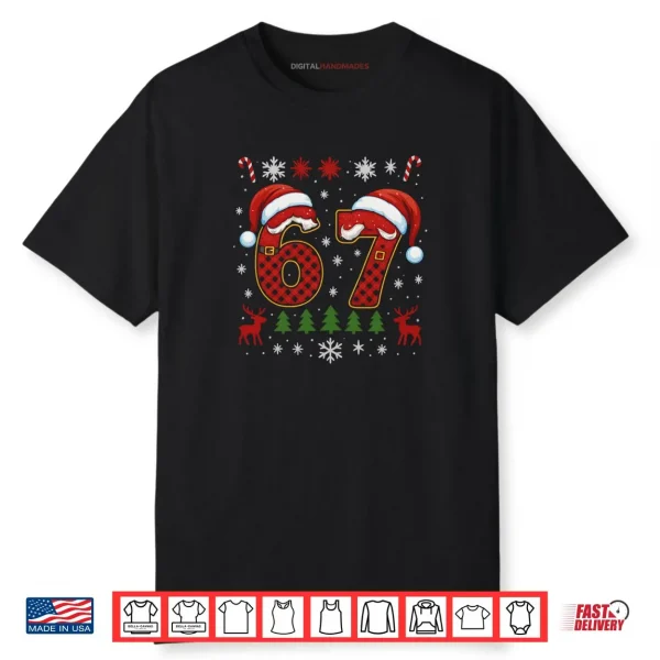 67 Six Seven Squad Meme Christmas Shirt