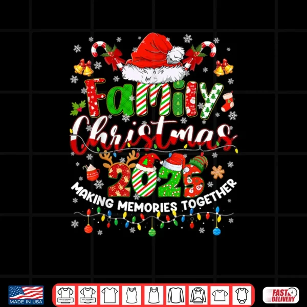 Design Christmas 2025 Pajamas PJs Family Matching Outfit Shirt