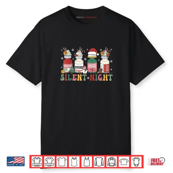 Funny Santa Propofol Silent Night ICU Nurses Merry Christmas Shirt