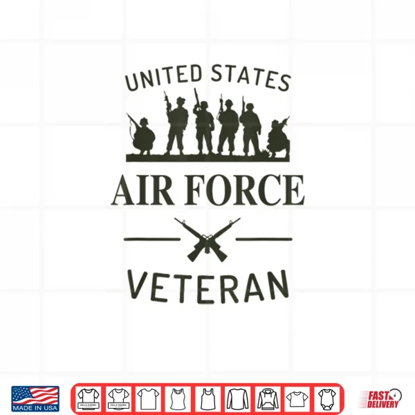 Design Air Force Veteran US Army Military Soldiers USAF Veterans Shirt