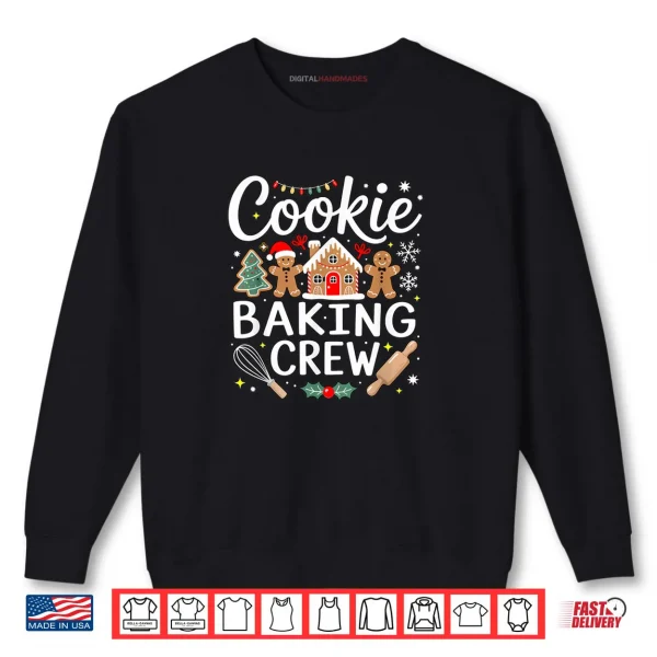 Sweatshirt Cookie Baking Crew Party in MOMS Kitchen Holiday Family Shirt