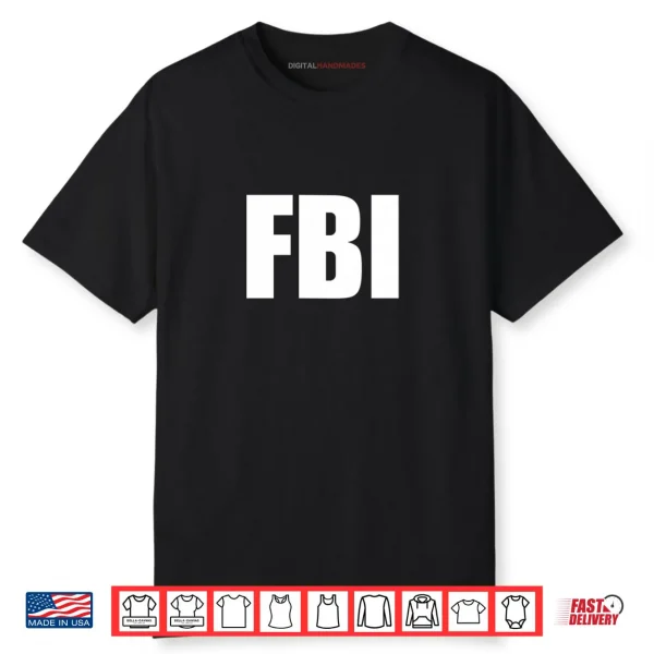 FBI Federal Bureau of Investigation Officer Federal Agent Shirt 1