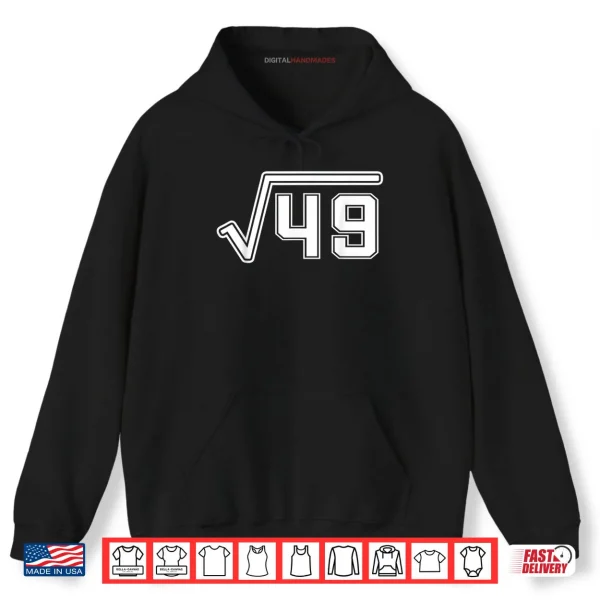 Hoodie 6 7 Meme Couple Square Root 36 49 Halloween Costume Shirt