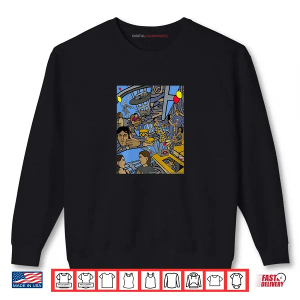 Sweatshirt Fantastic Scenes in The Universe Shirt