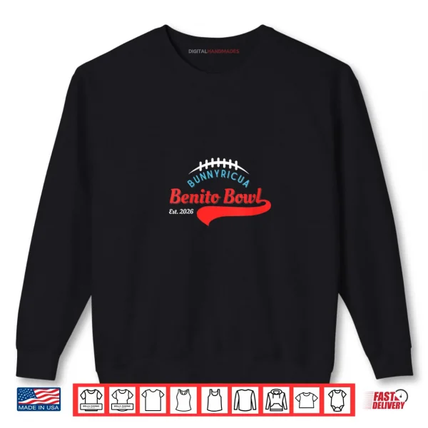 Sweatshirt Puerto Rico Pride Bunnyricua Football Game Shirt