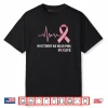 in October We Wear Pink Breast Cancer Awareness ER Nurse Shirt