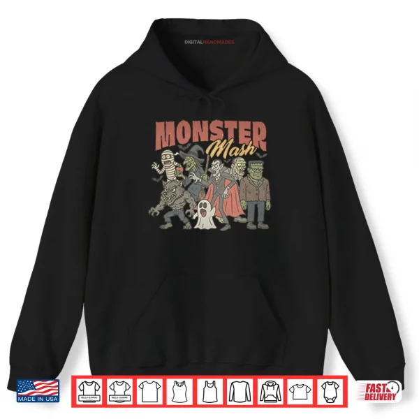 Hoodie Monster Mash Halloween Shirt