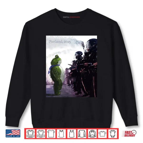 Sweatshirt Resist Portland Frog I Stand With Frog Shirt