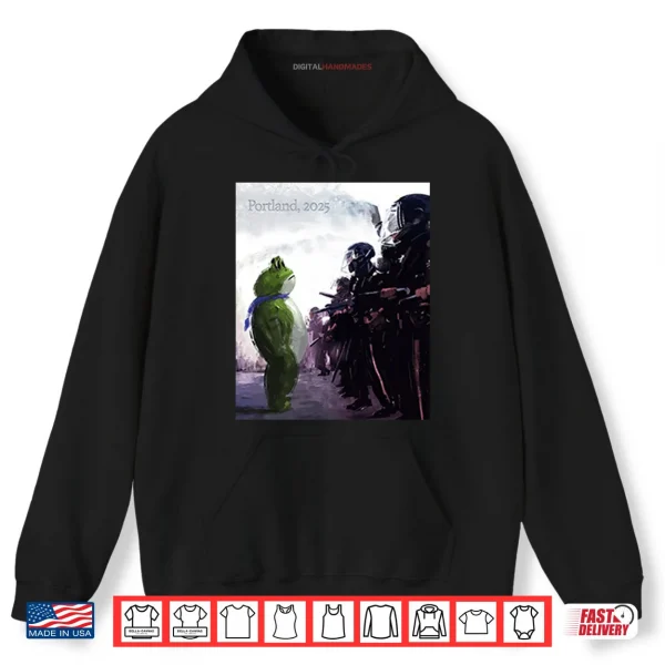 Hoodie Resist Portland Frog I Stand With Frog Shirt