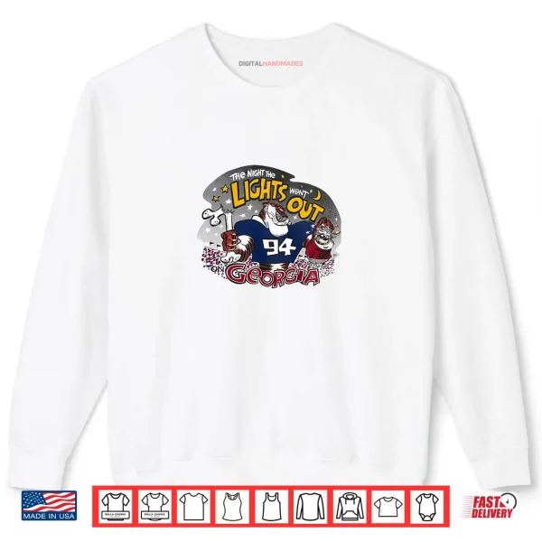 Sweatshirt Auburn Tigers The Night The Lights Went Out Georgia Shirt
