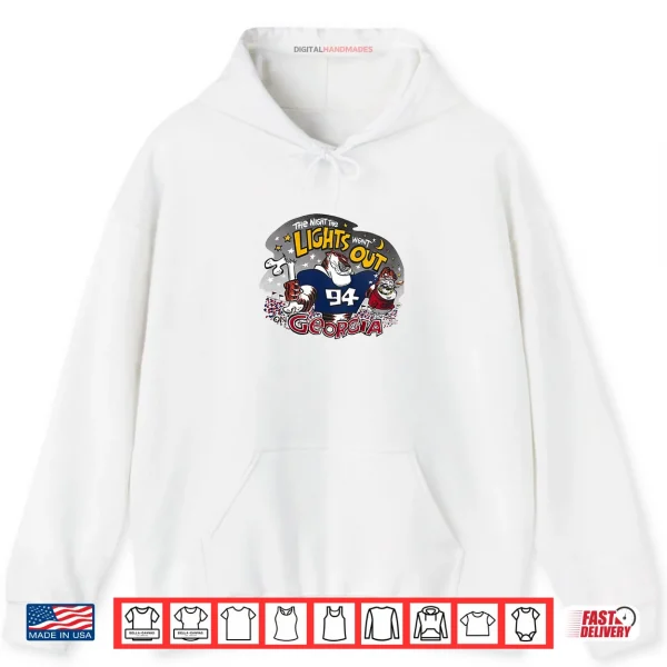 Hoodie Auburn Tigers The Night The Lights Went Out Georgia Shirt