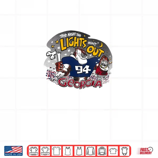 Design Auburn Tigers The Night The Lights Went Out Georgia Shirt