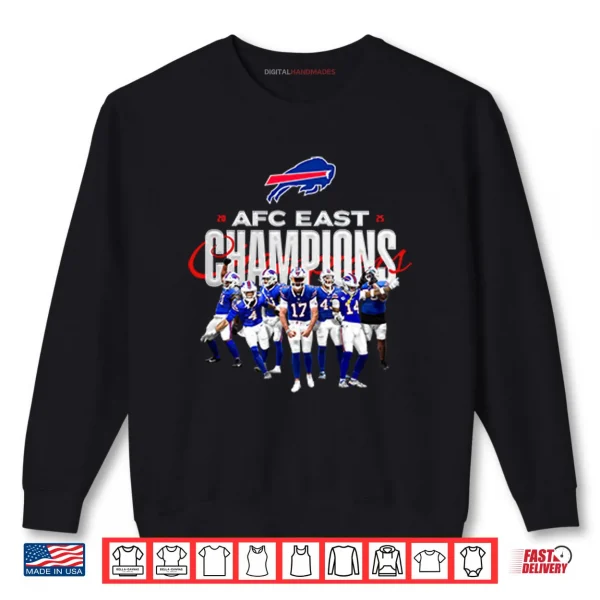 Sweatshirt Buffalo Bills AFC East Champions 2025 Shirt