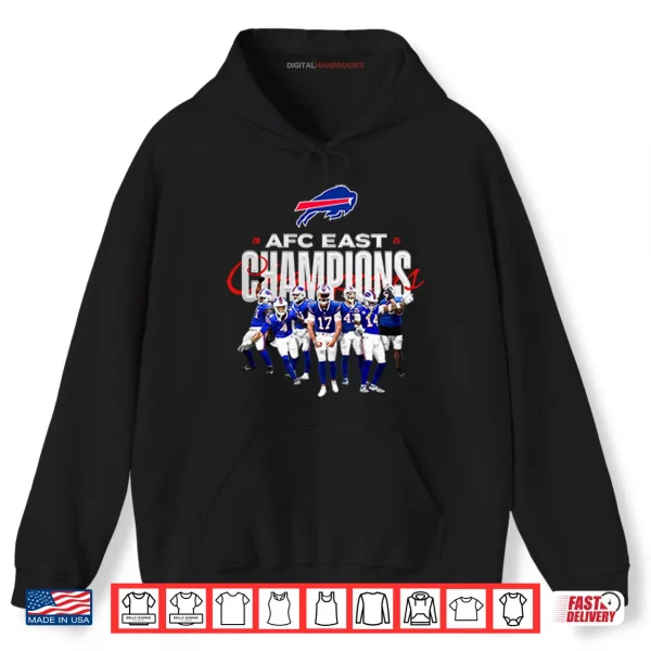Hoodie Buffalo Bills AFC East Champions 2025 Shirt
