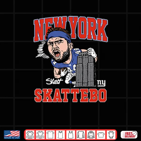 Design New York Giants Cam Skattebo Shirt