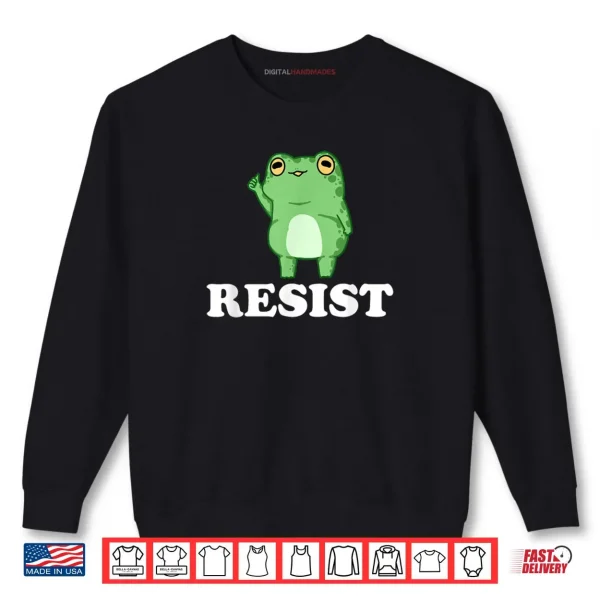 Sweatshirt Resist Frog Shirt