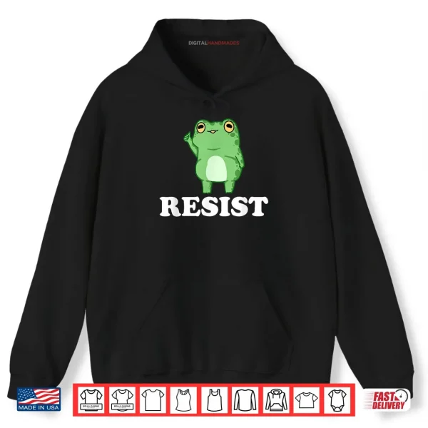 Hoodie Resist Frog Shirt