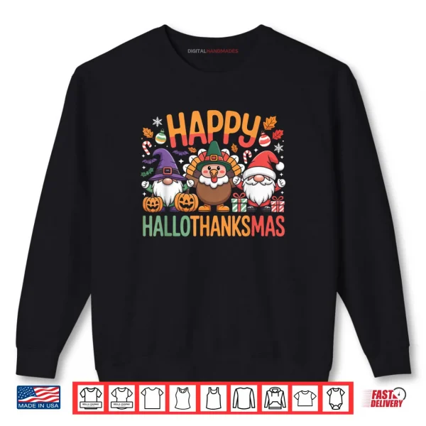Sweatshirt Hallothanksmas Dental Assistant Funny Tooth Christmas Thanks Shirt