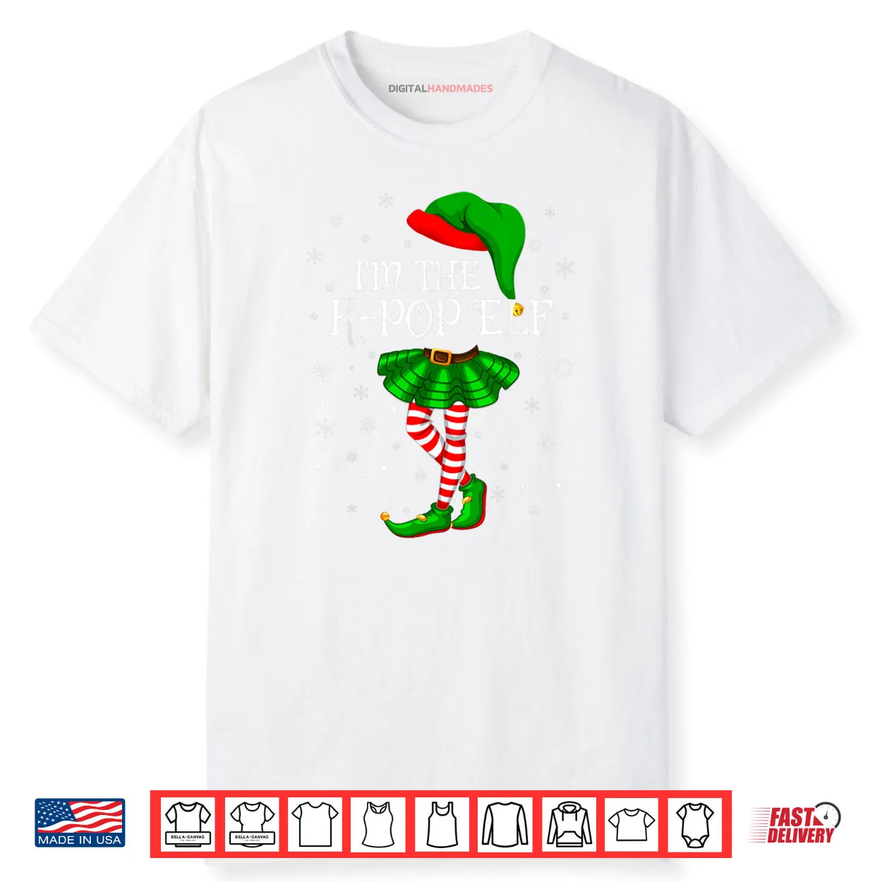 K Pop Elf Christmas Family Group Girls Xmas Pajama Shirt K Pop Elf Christmas Family Group Girls Xmas Pajama Shirt