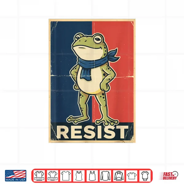 Design Frog Shirt Stand with Frog No Kings Day Shirt