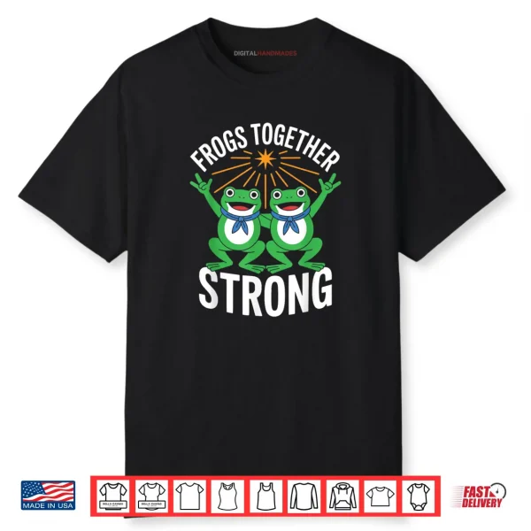 Frogs Strong Resist Portland Frog Protest Shirt