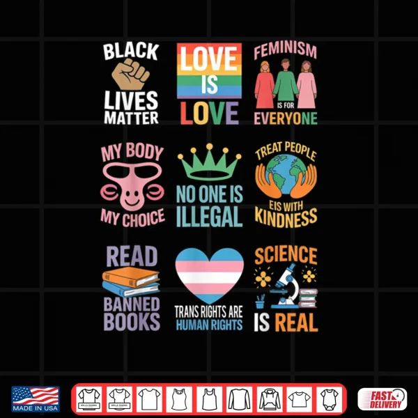 Design No King Resist Protest Equality Immigrant LGBTQ Ally Liberal Shirt