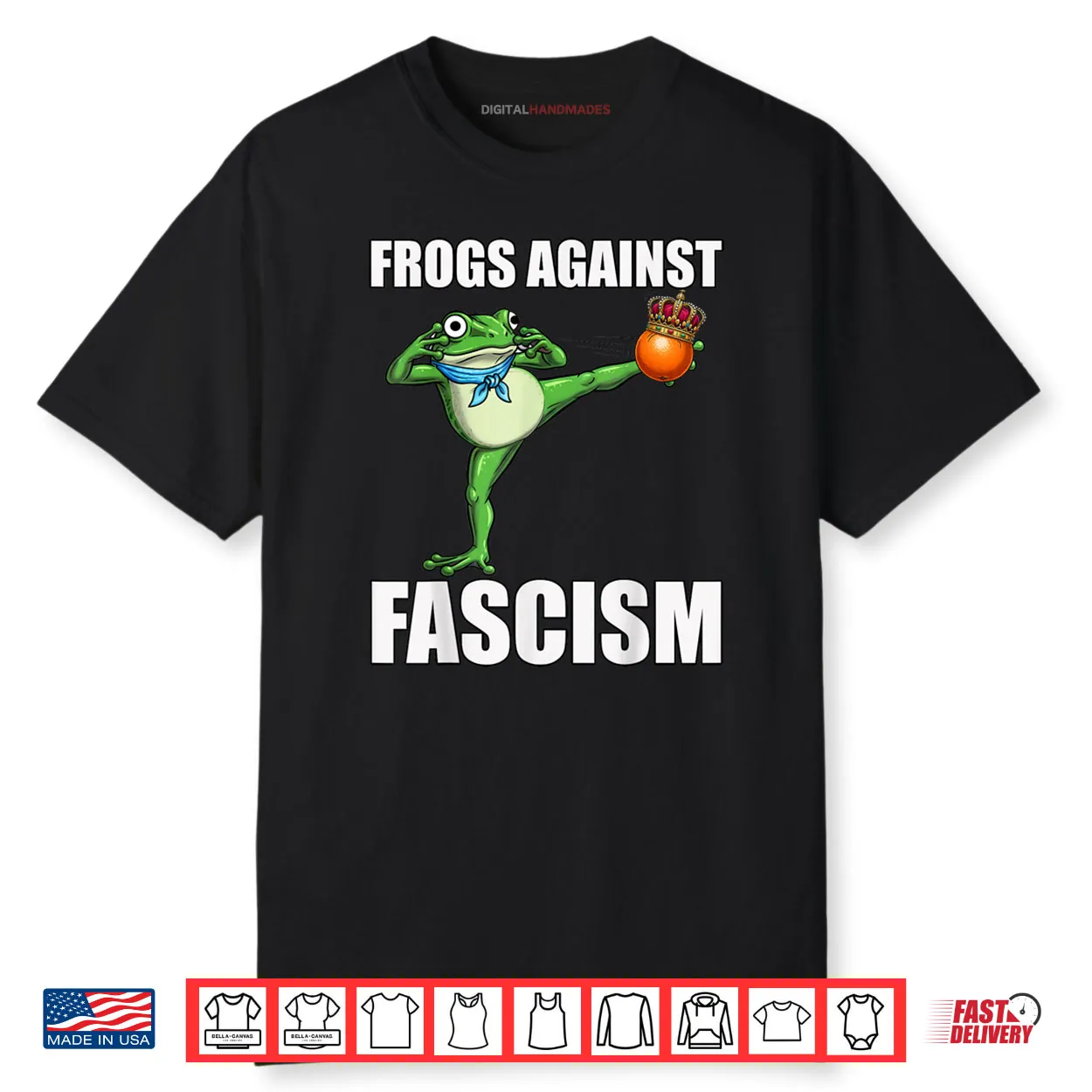 Frogs Against Fascism No Kings in Portland Frog Protest Shirt Frogs Against Fascism No Kings in Portland Frog Protest Shirt
