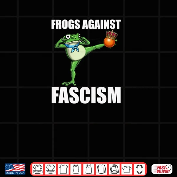 Design Frogs Against Fascism No Kings In Portland Frog Protest Shirt