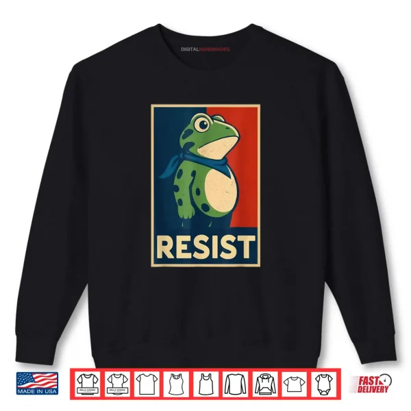 Sweatshirt Resist Frog Portland Frog Protest Shirt