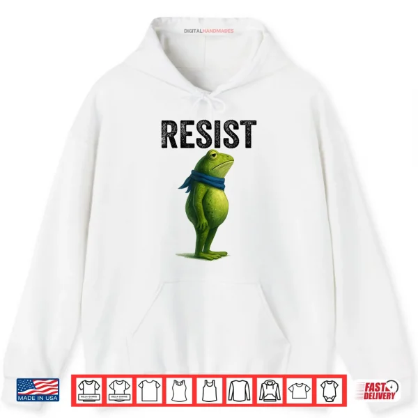 Hoodie Resist Frog Portland Frog Protest Shirt